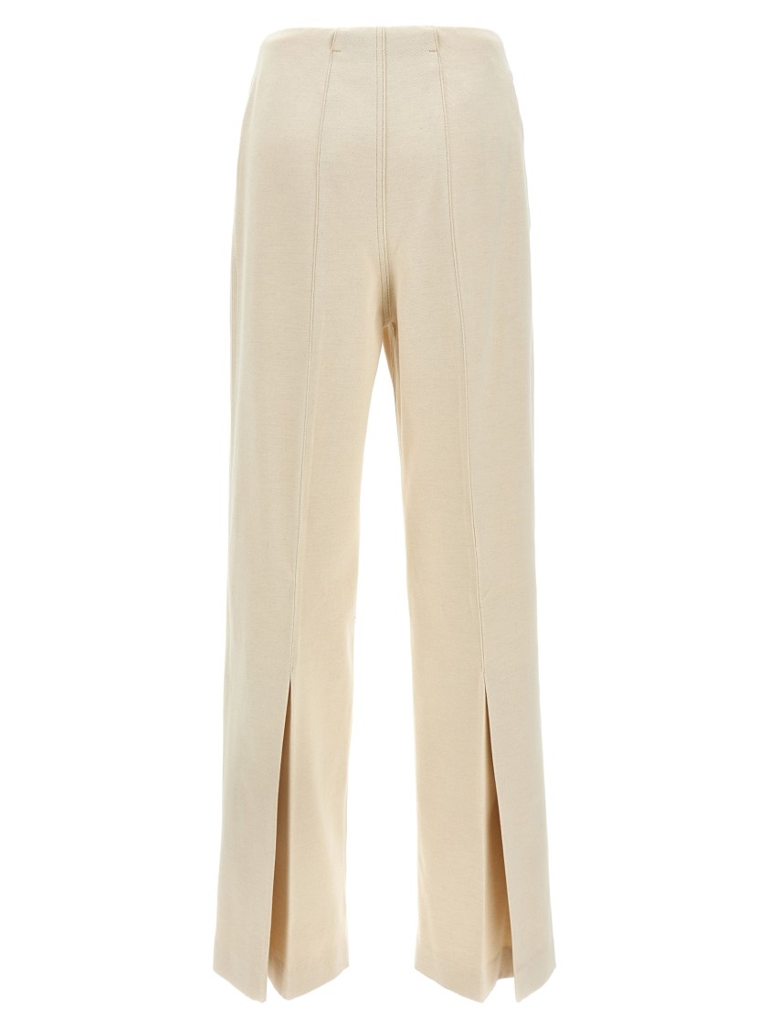 Philosophy Di Lorenzo Serafini Straight Wide-leg Cotton Blend Canvas Pants In Multi
