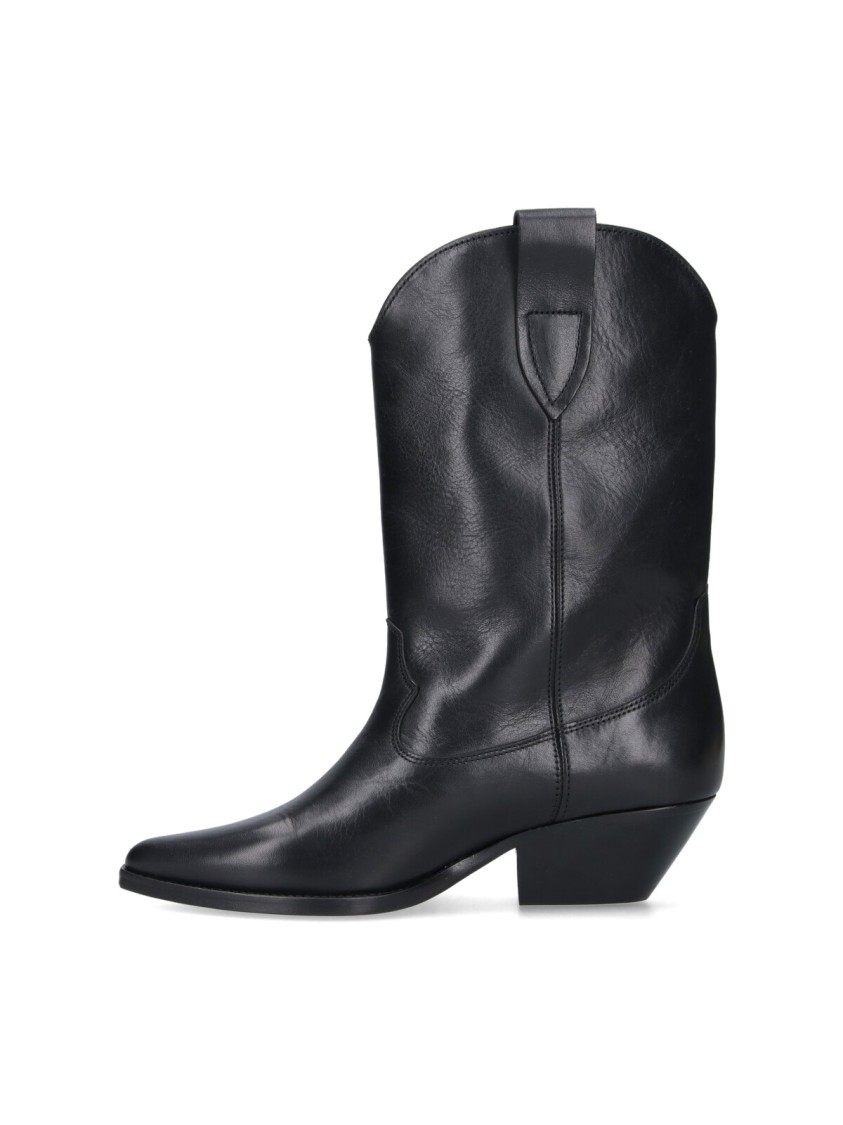 Isabel Marant "duerto" Ankle Boots Black In Black