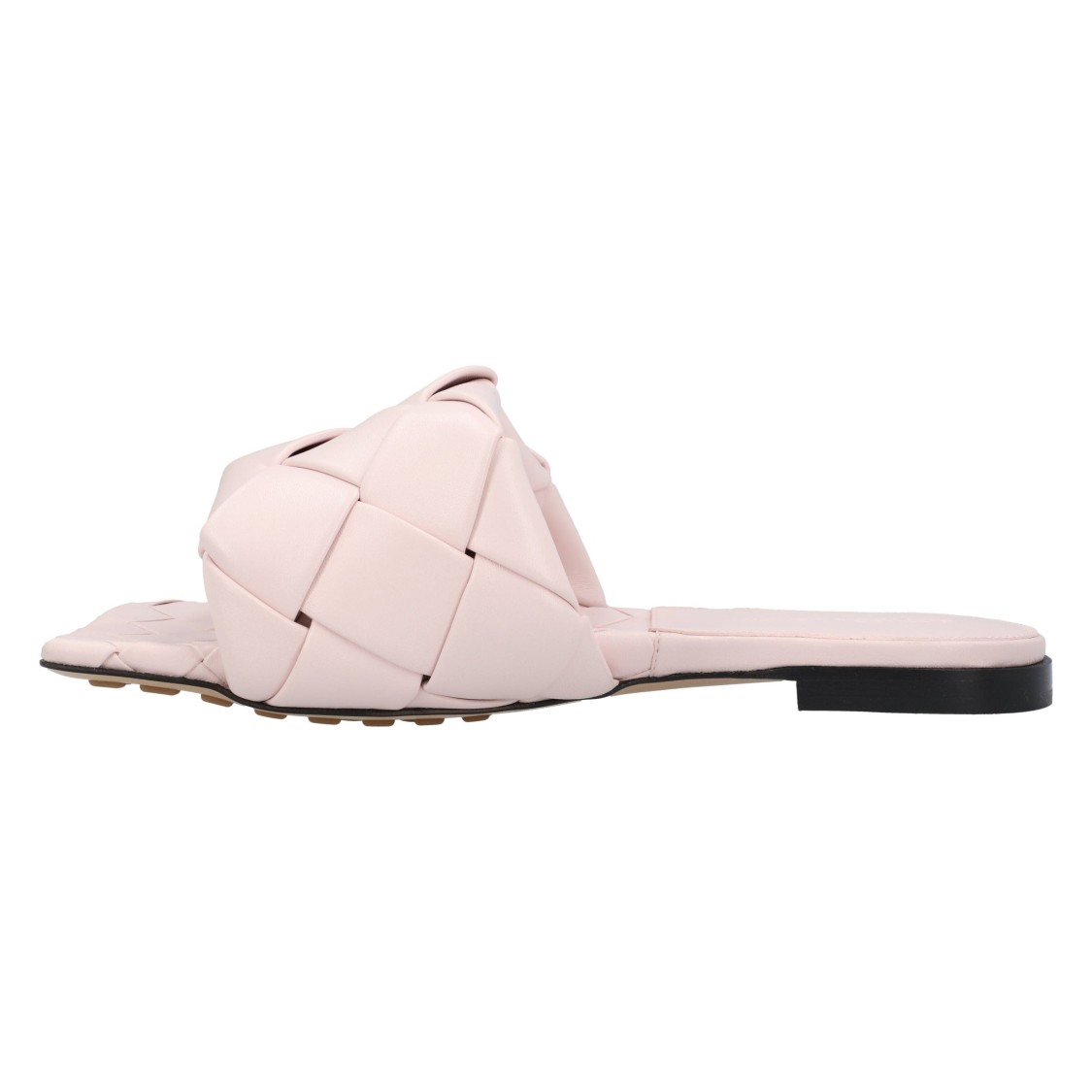 Bottega Veneta Lido Flat Sandal Pink In Pink