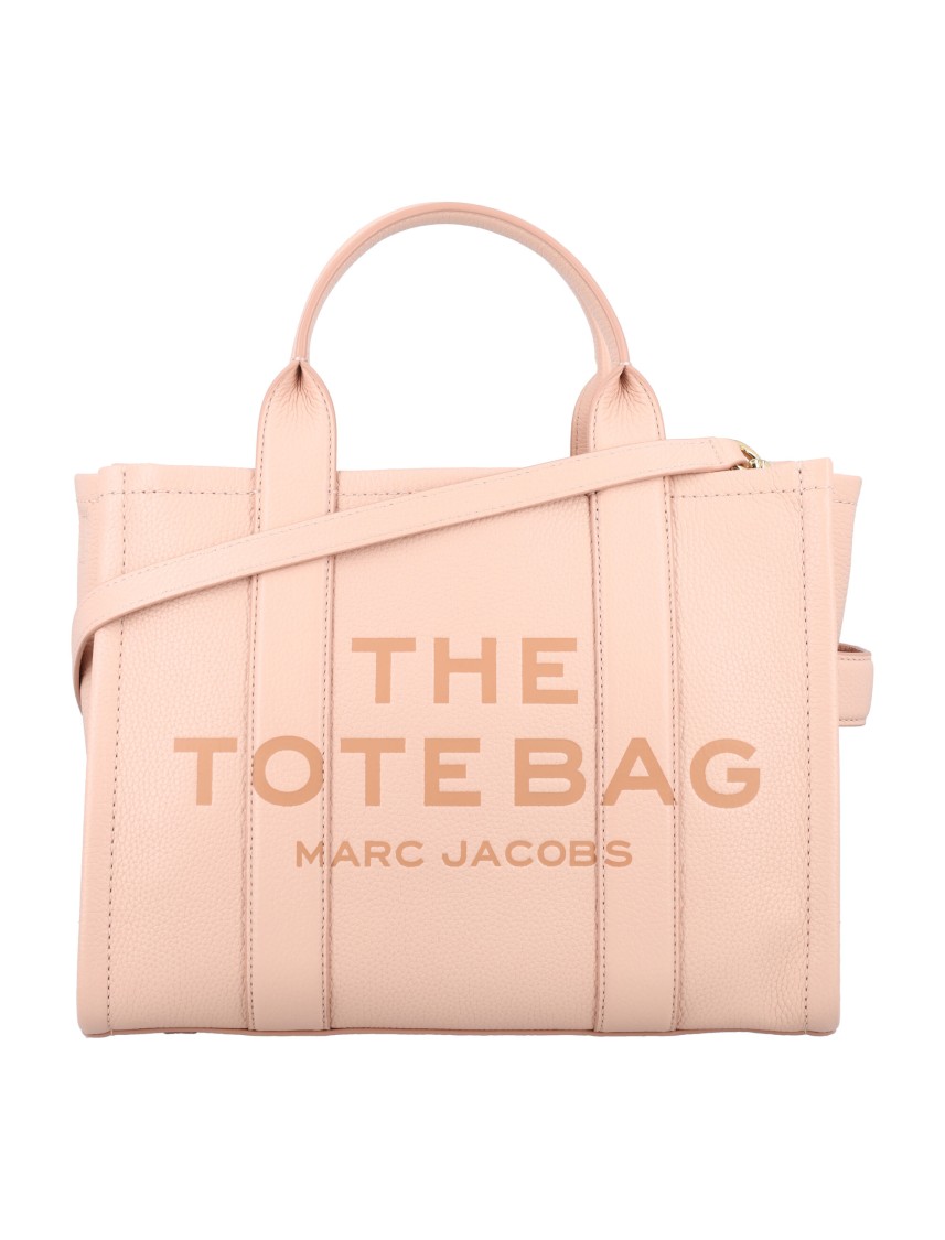 Marc Jacobs Women's The Leather Medium Tote Bag In Pink
