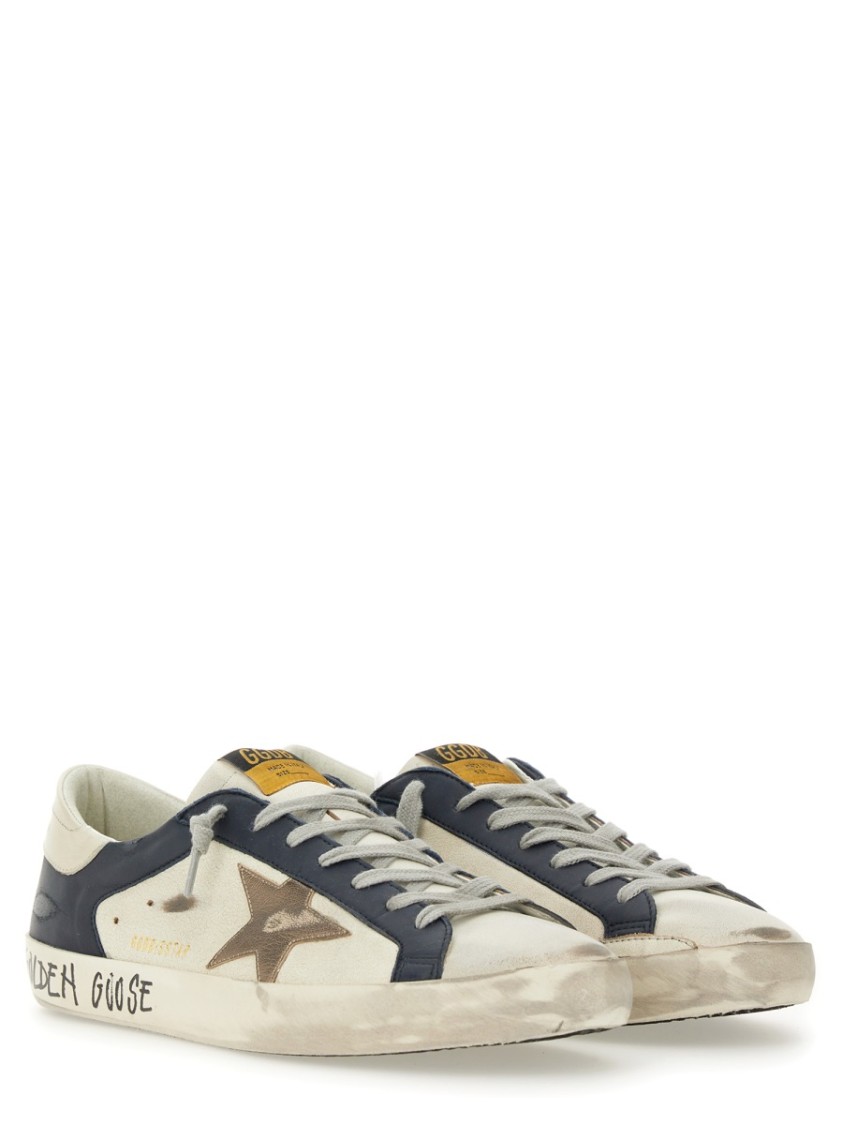 Shop Golden Goose "superstar" Sneakers In White