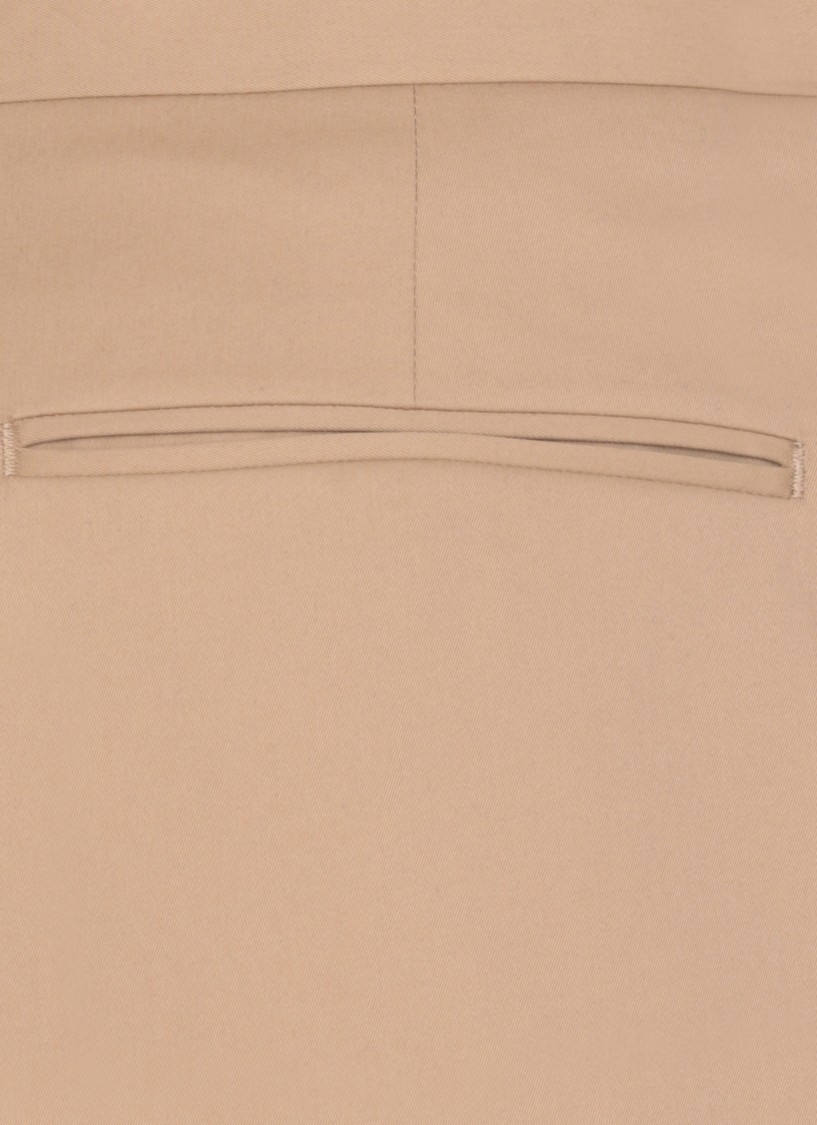 ZEGNA ZEGNA BEIGE COTTON PANTS