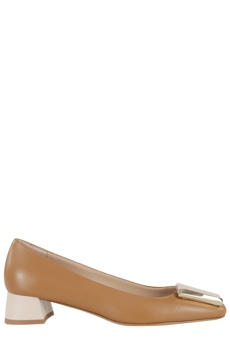 Shop Roberto Festa Debra Pumps In Neutrals