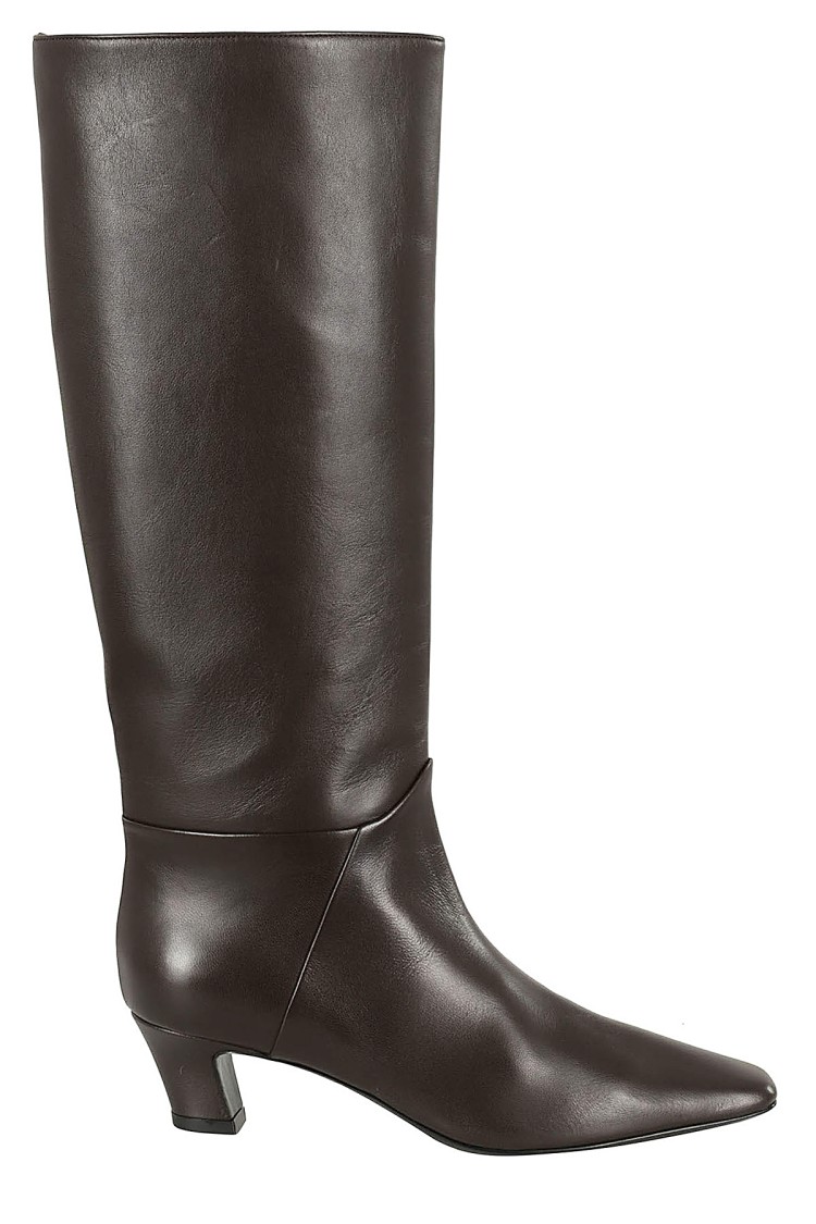 Shop Giampaolo Viozzi High-heeled Nappa Leather Stivale Boot