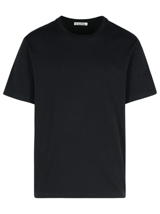 Tシャツ・カットソー Jil Sander Black T-Shirt With Ribbed Neckline Jil Sander Black T-Shirt With Ribbed Neckline | THE LIST