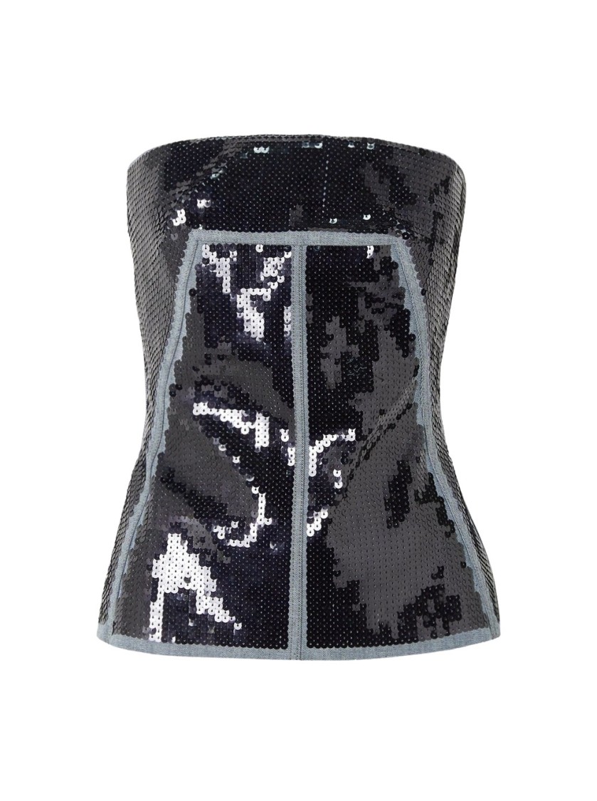 Rick Owens Embroidered Denim Top