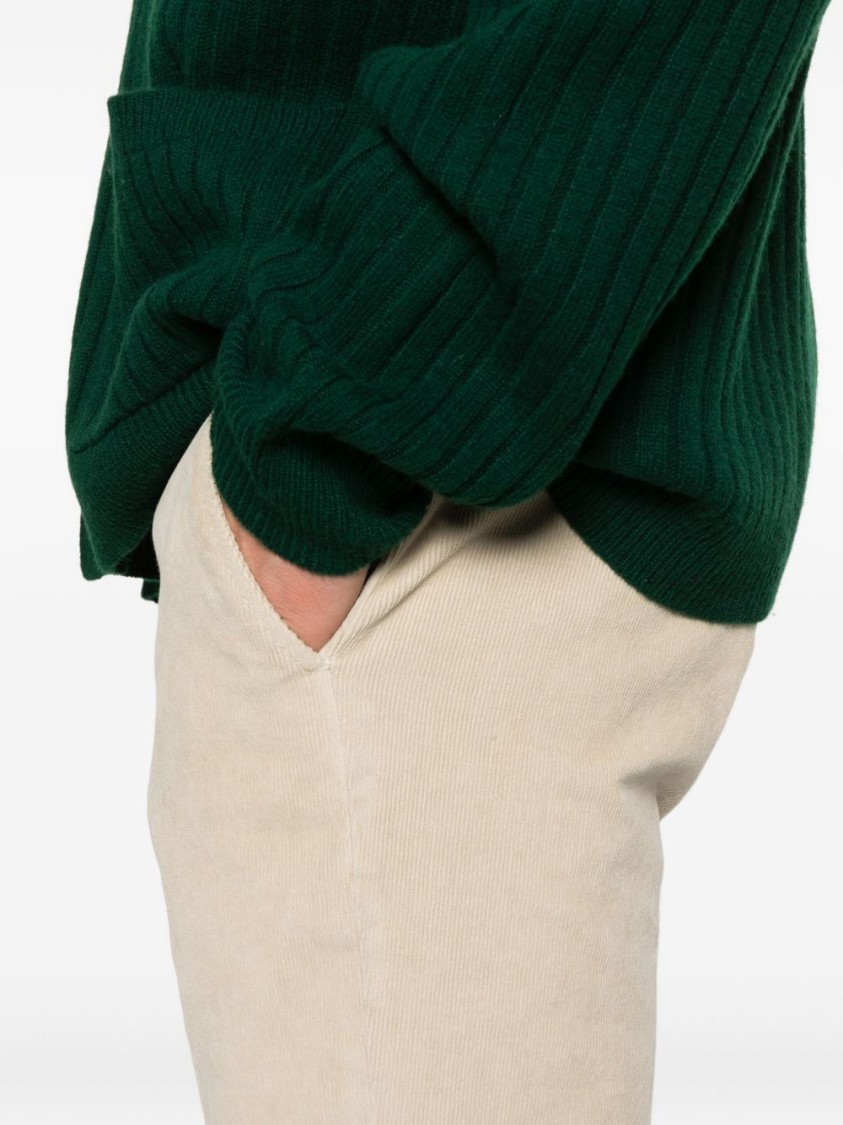 Dondup Tailored Trousers Featuring Belt Loops In Neutral