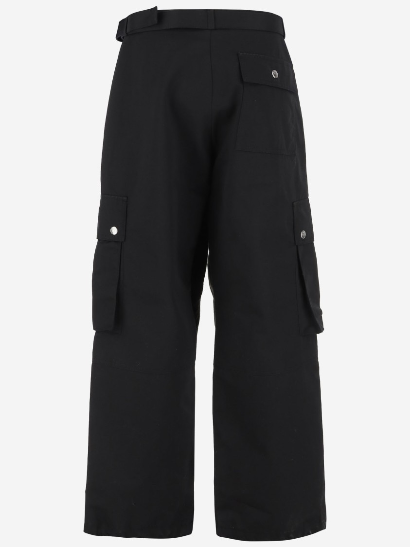 Jacquemus Straight Cargo Pants In Black