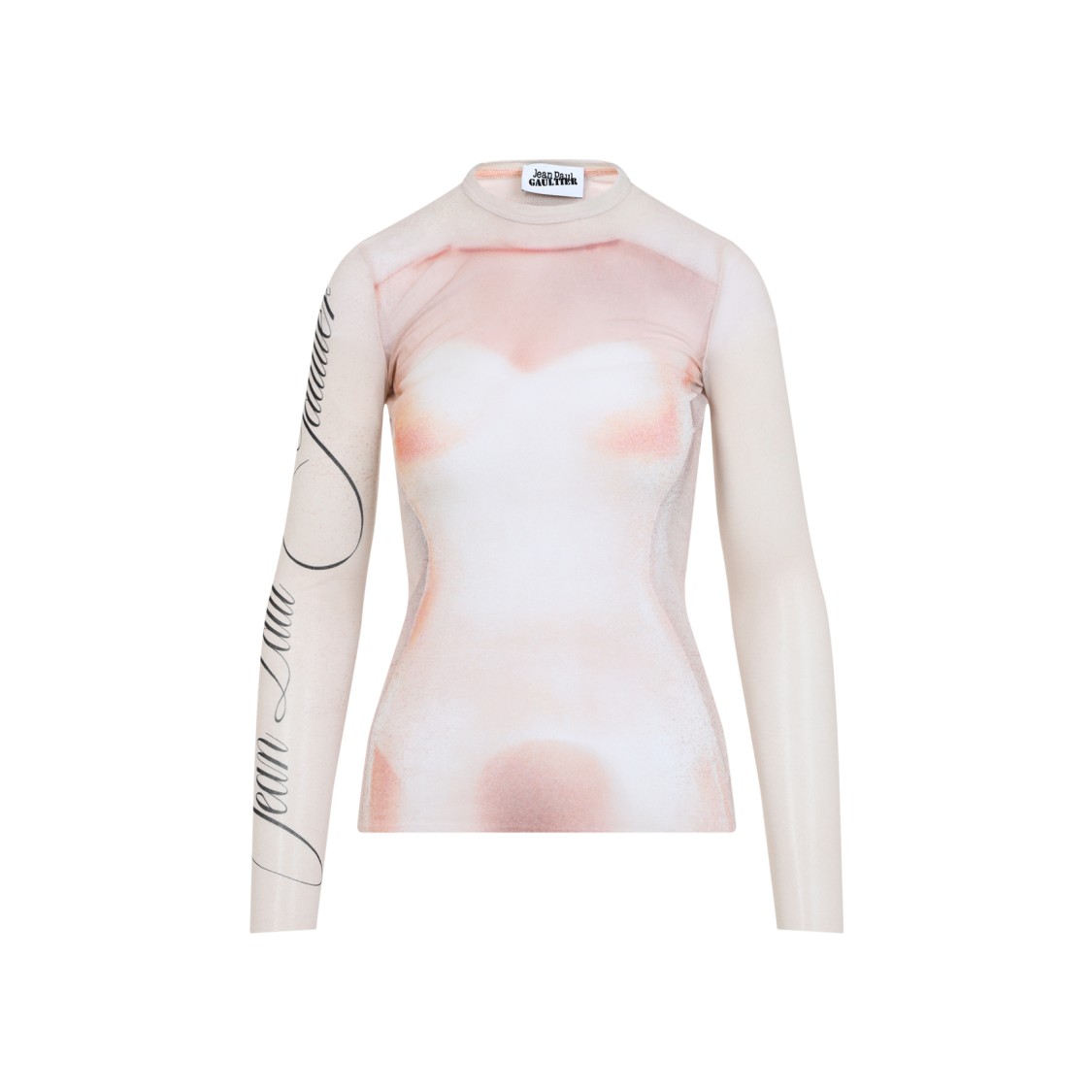Shop Jean Paul Gaultier Pink Print All Over The “le Classique” Top