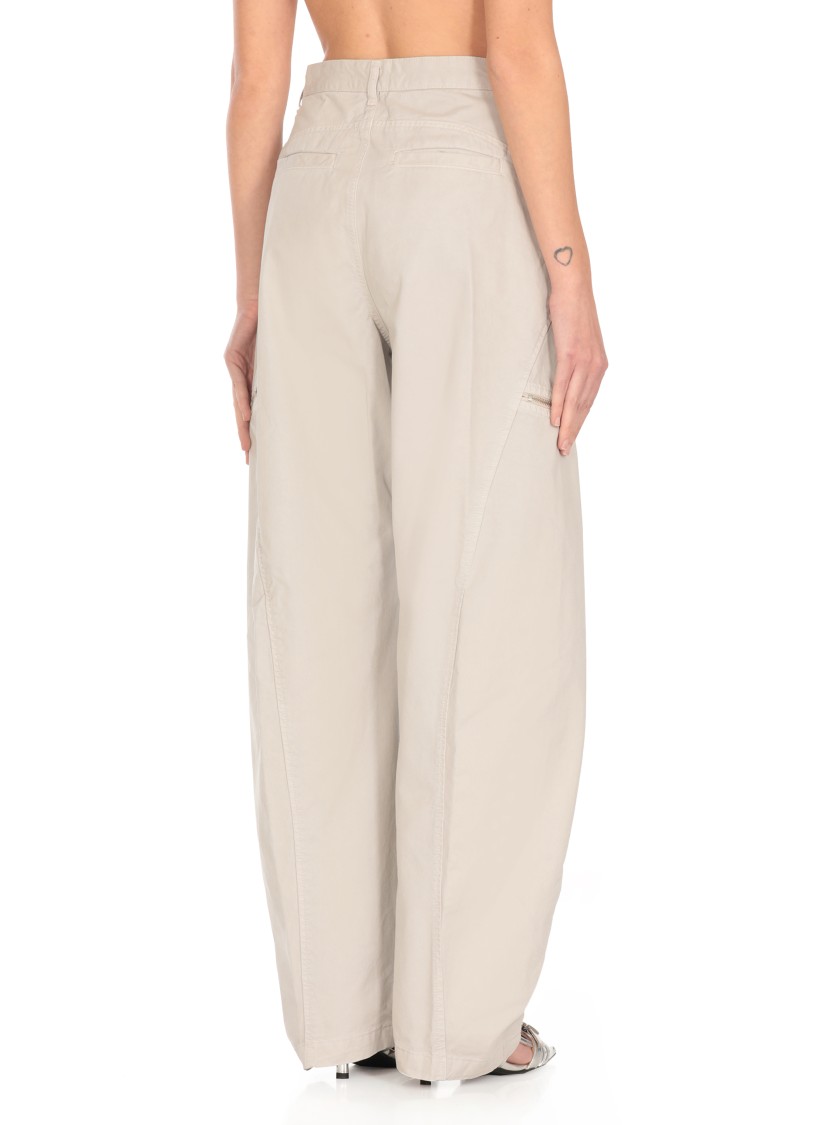 Pinko Grey Sere Nere Pants In White