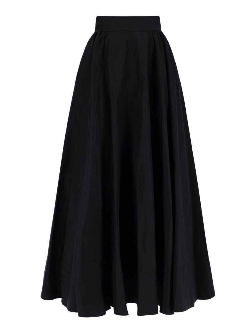 The Andamane Tiered Maxi Skirt In Lightweight Cotton Taffeta