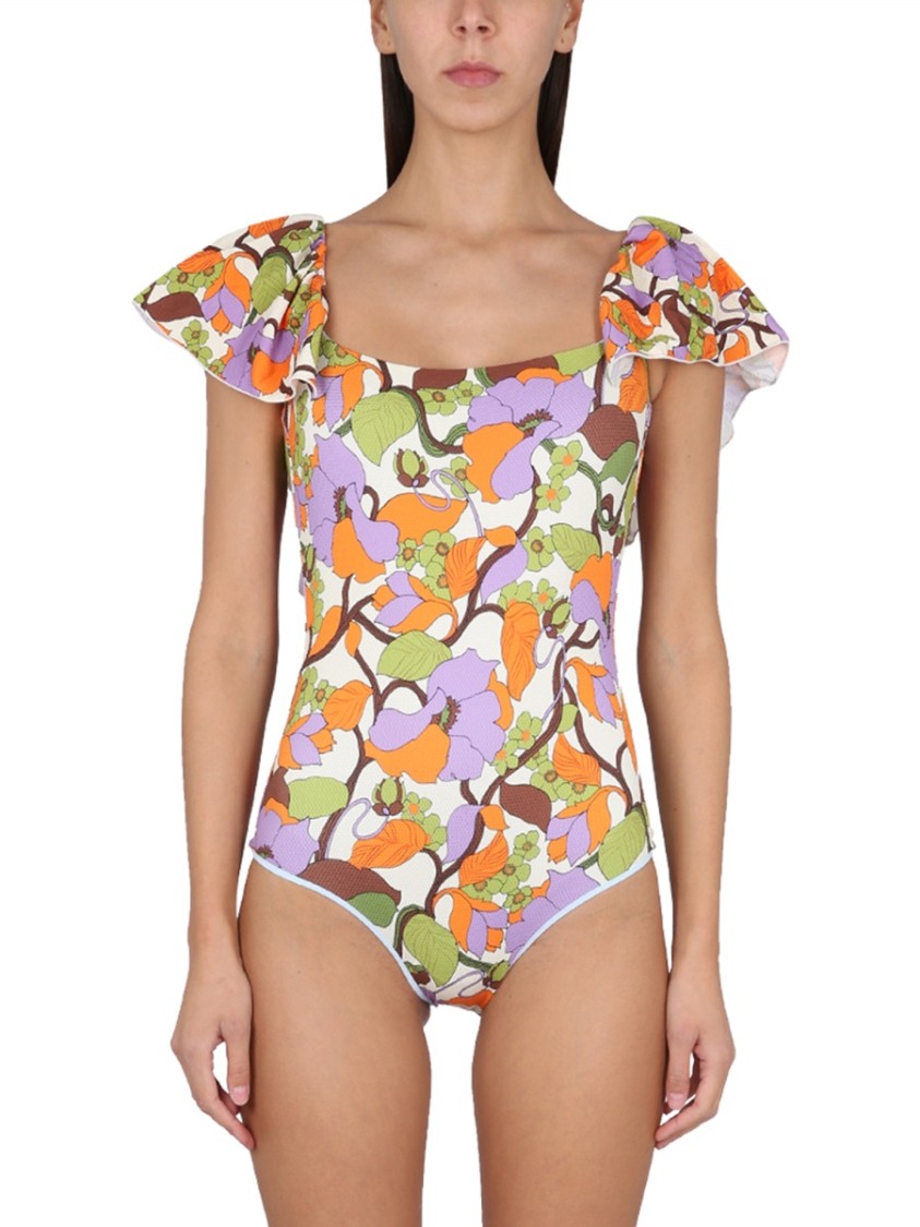 Shop La Doublej La Double J Scarlet One-piece Swimsuit