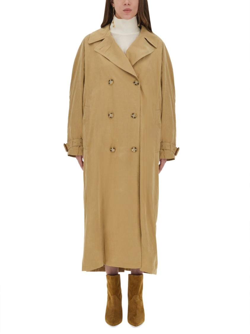 Isabel Marant Trench "elea" In Brown