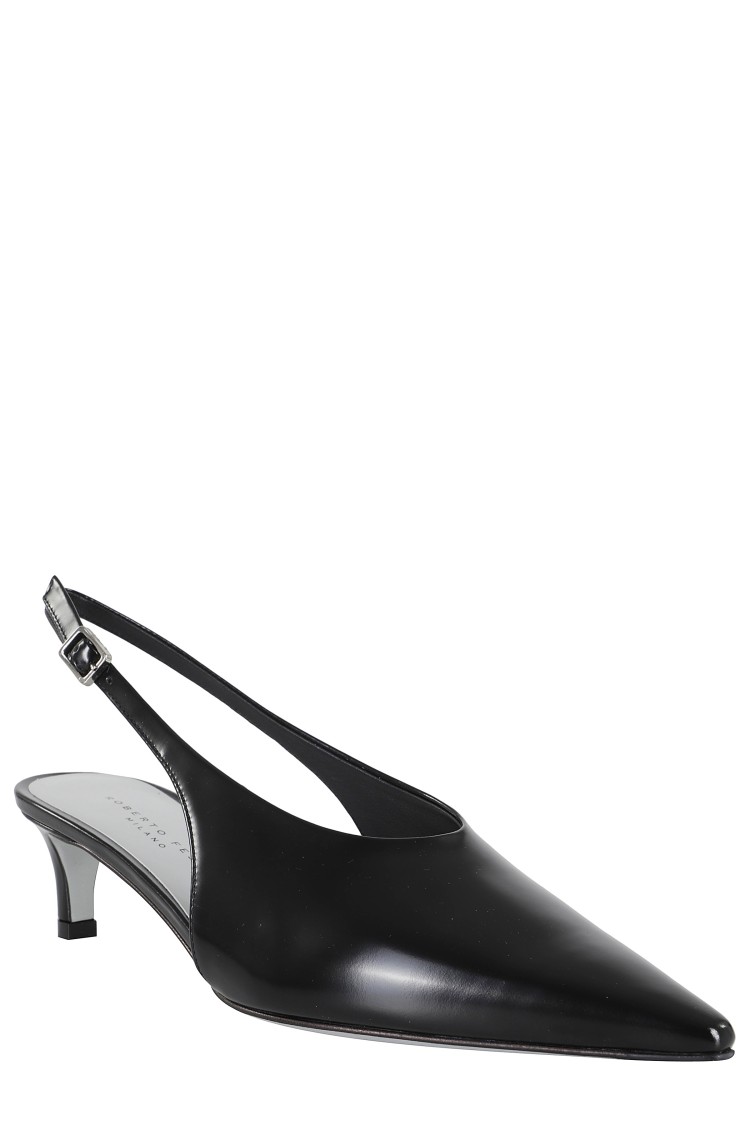 Shop Roberto Festa Mirea Slingback In Black