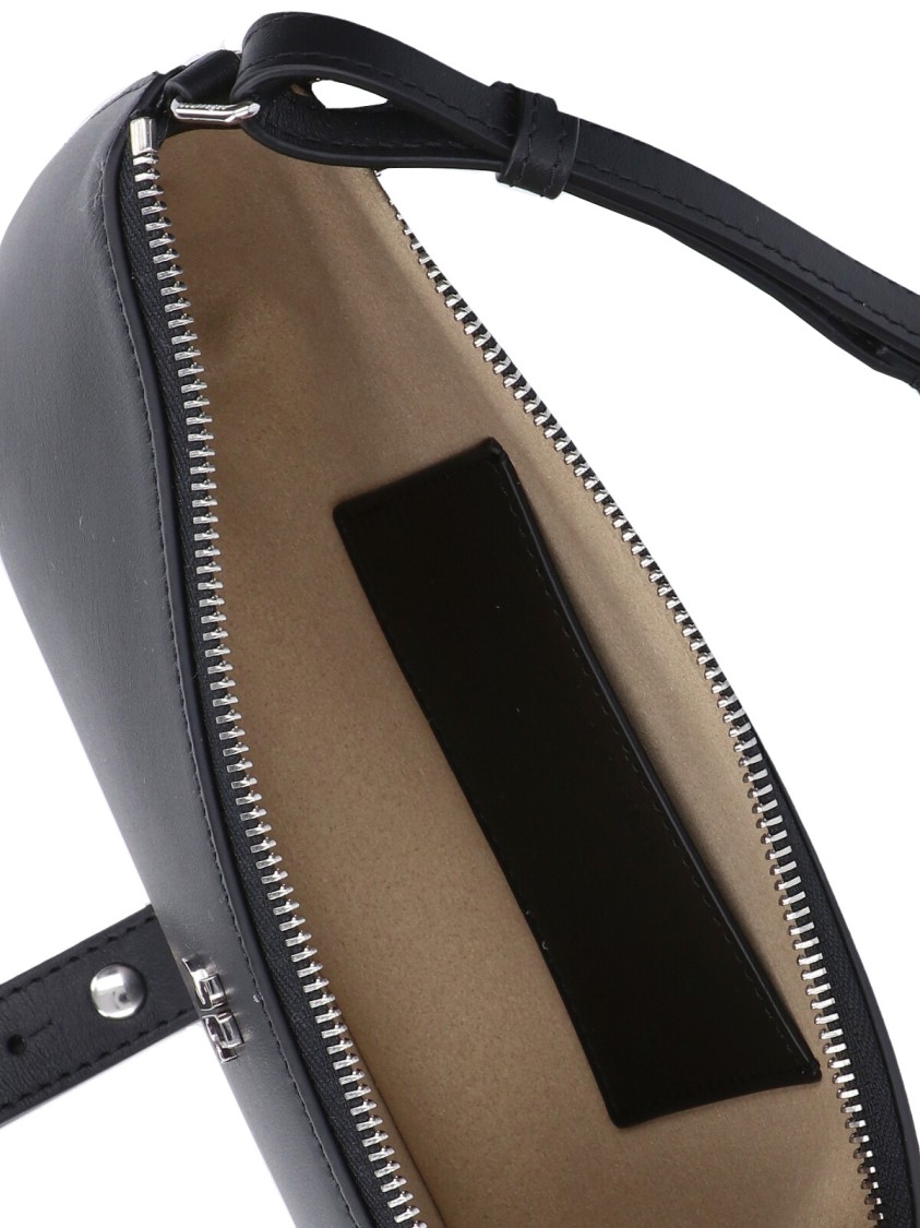 Courrèges Holy Eclipse Shoulder Bag In Black