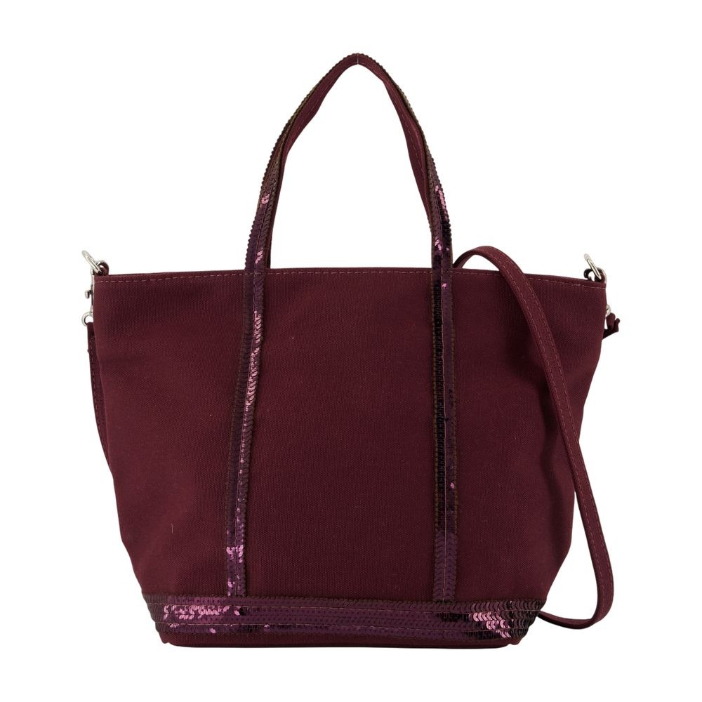 Vanessa Bruno S Shopper Bag - Cotton - Purple In Black