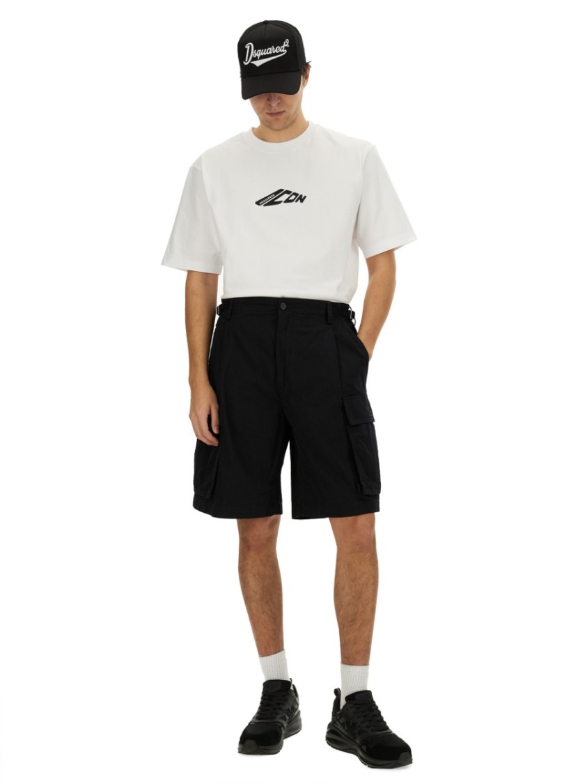 Shop Dsquared2 "icon New Generation Loose Fit" T-shirt In White