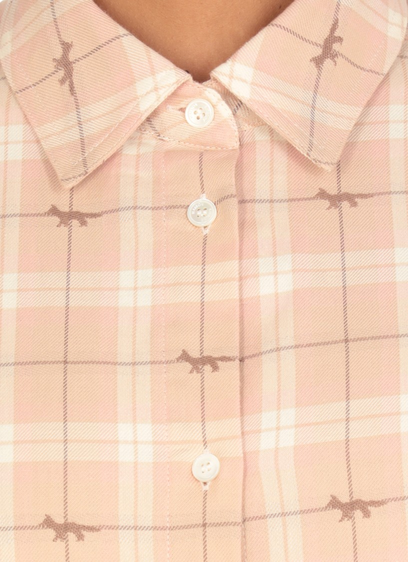 Maison Kitsuné Light Shirt In Gray