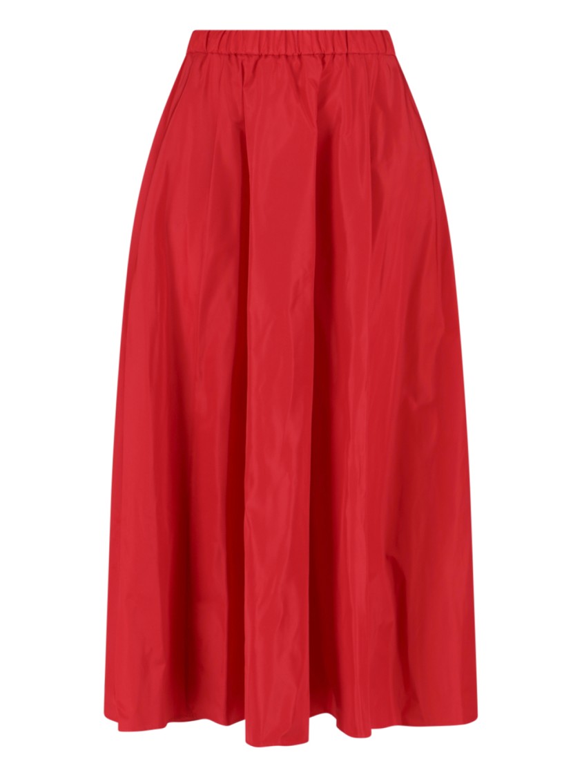 Aspesi A Mid-length Half-length Skirt In Red