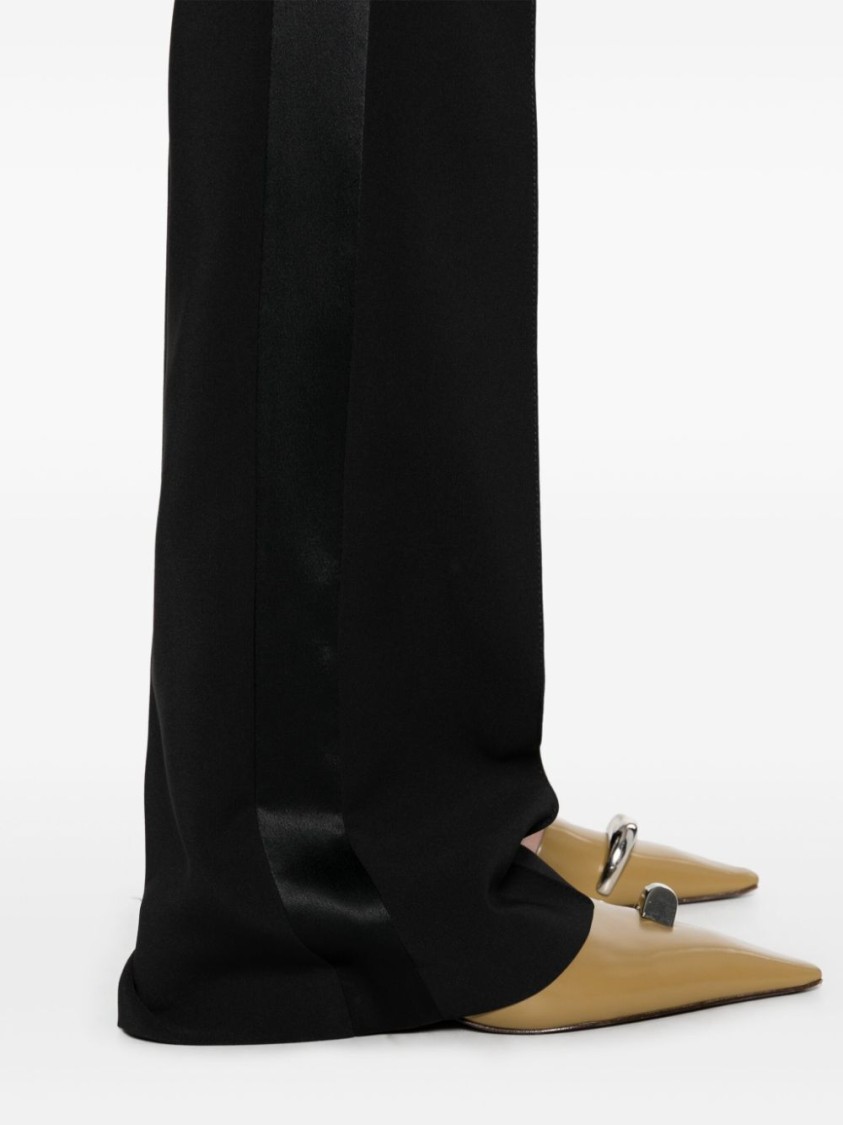 Elisabetta Franchi Flared Tailored Pants In Black