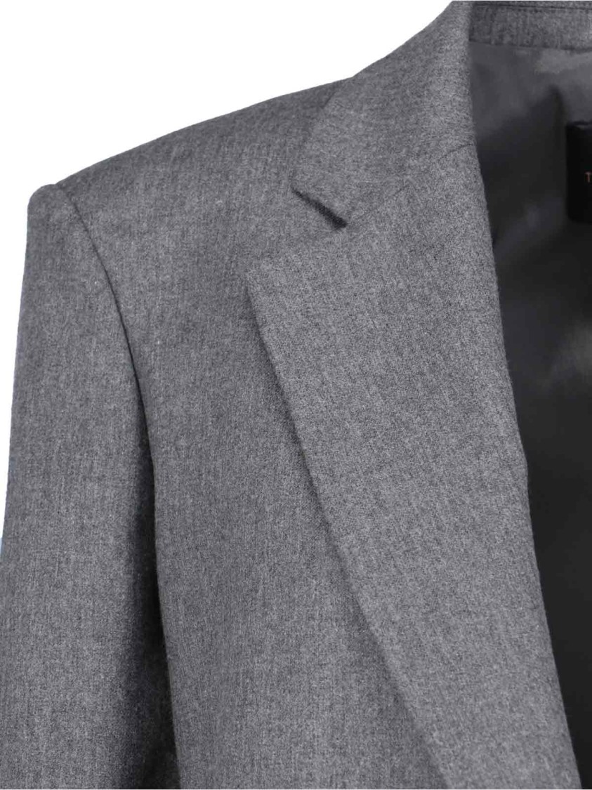 The Andamane Tailored Jacket With Front Pockets And Notch Lapel