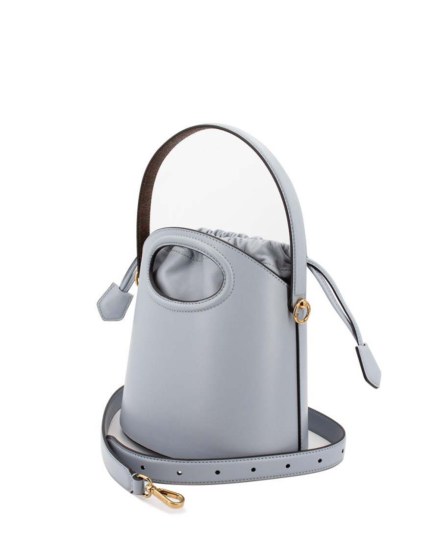 Etro Blue Handbag With Paisley Jacquard Detail In Grey