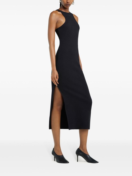 ワンピースその他 Courreges Black ribbed midi dress Courreges Courrèges Black ribbed midi dress – Lord & Taylor