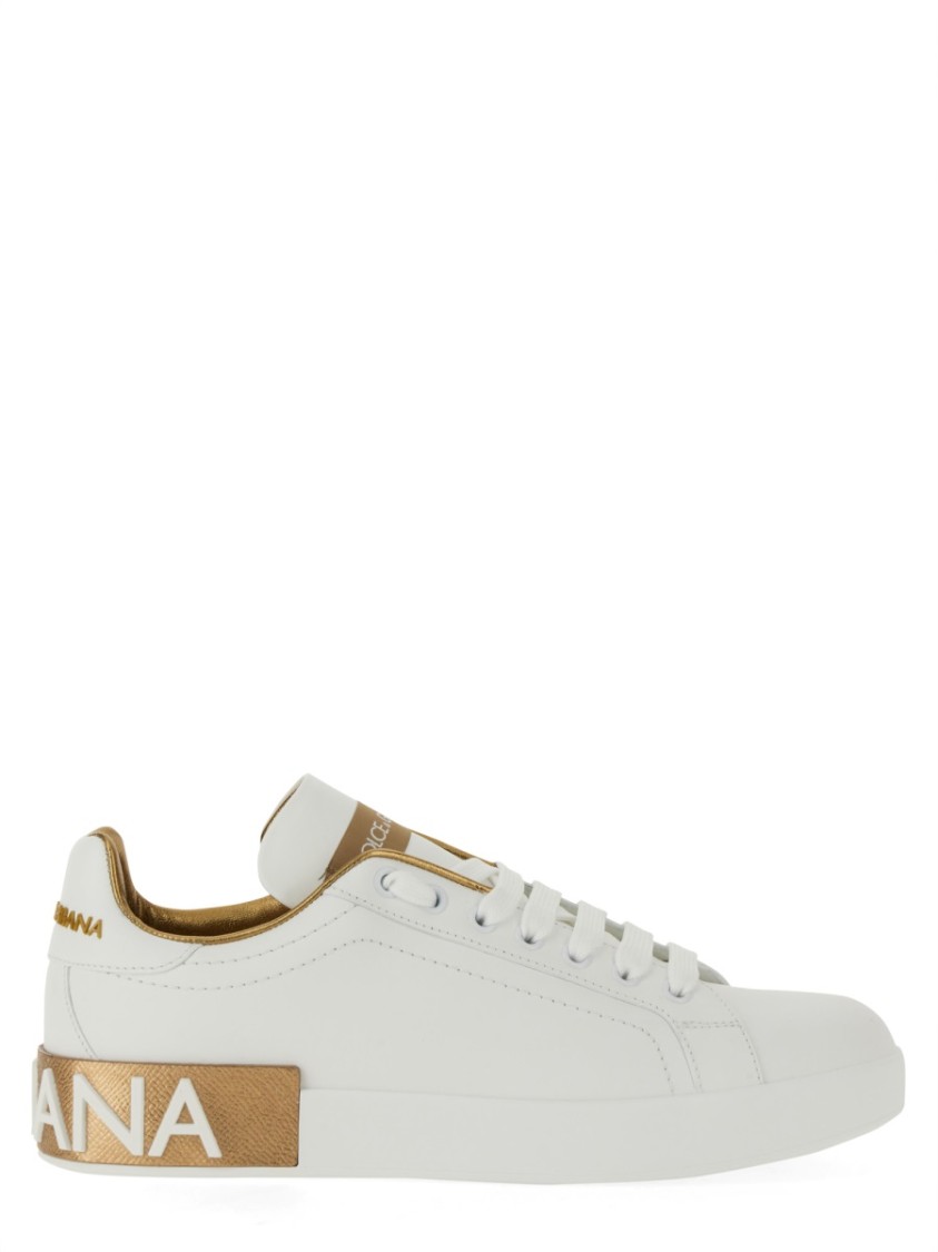 Shop Dolce & Gabbana Sneaker Portofino In White