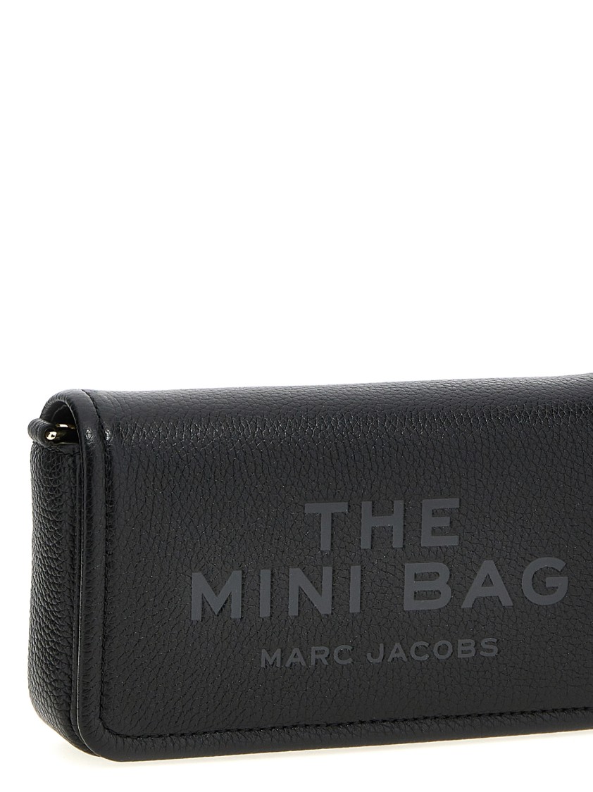 Marc Jacobs 'the Leather Mini Bag' Crossbody Bag In Black