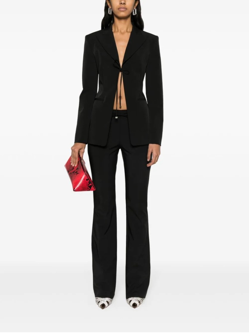 Blumarine Single-breasted Jacket With V-neckline