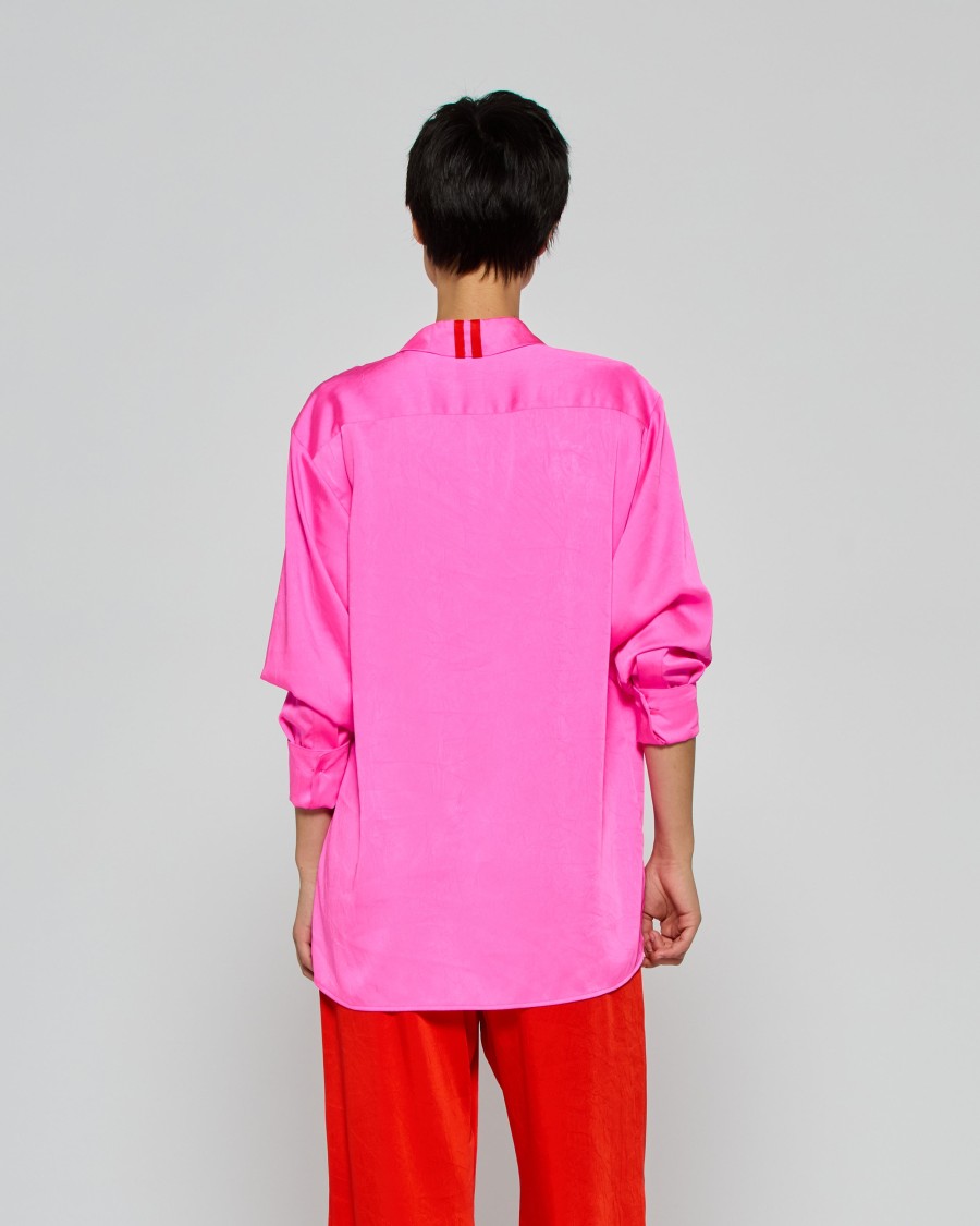 Shop Serena Bute Oversized Shirt '25 - Shocking Pink
