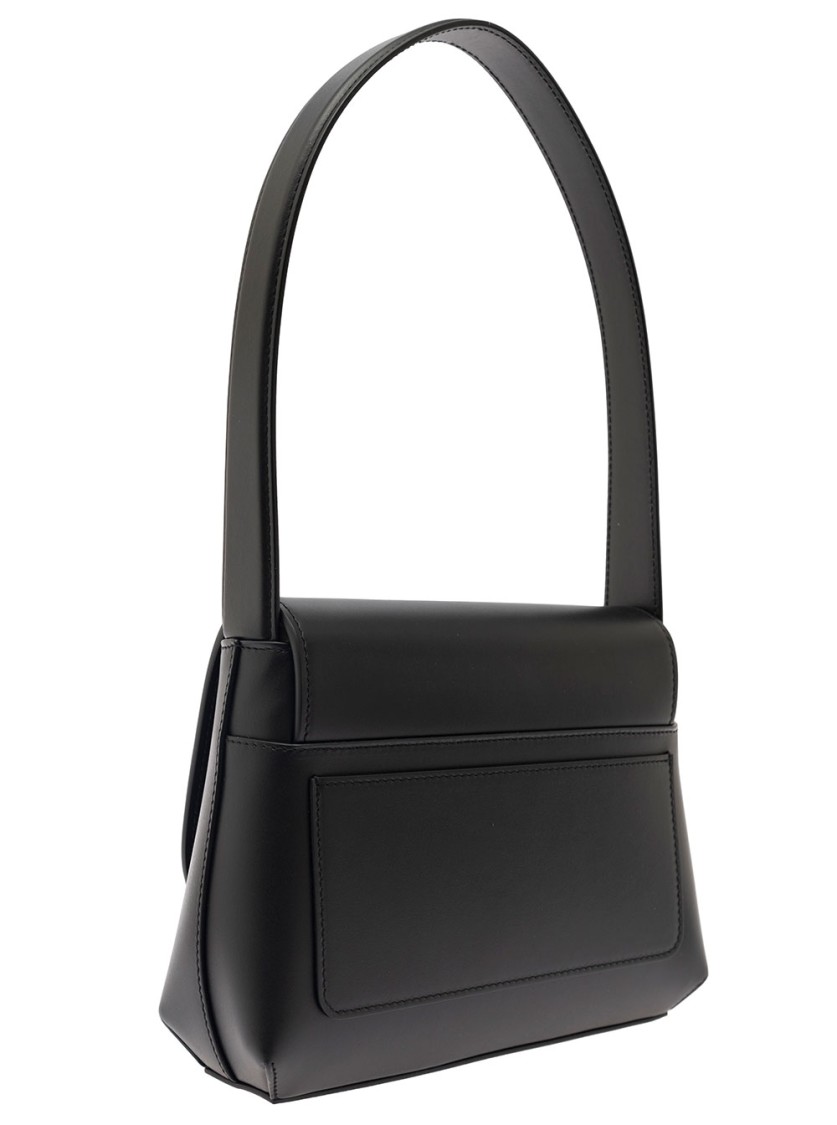 Shop Dolce & Gabbana Dg Logo' Black Shoulder Bag