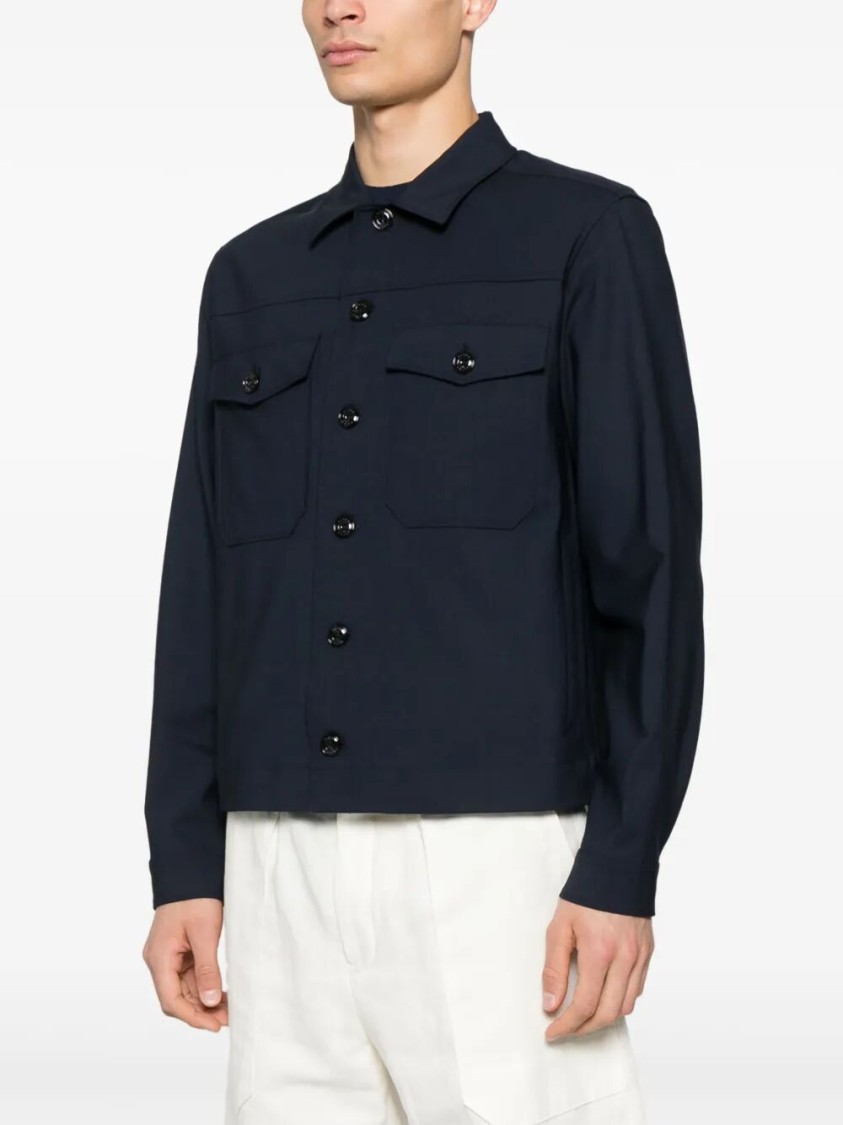 Altea Mitchell Overshirt In Blue