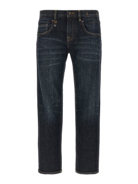 R13 Wayne Articulated Knee' Jeans in Black | THE LIST