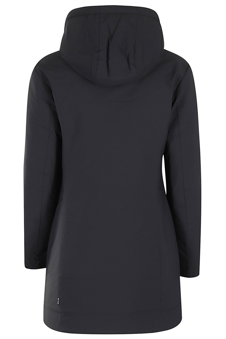 Save The Duck Rachel Long Padded Jacket In Black