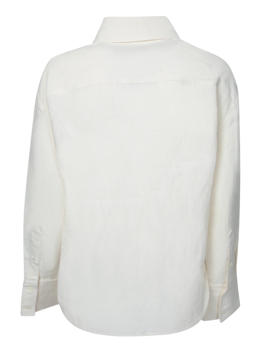 Jw Anderson J. W. Anderson Twisted Design Shirt With Side Tie In White
