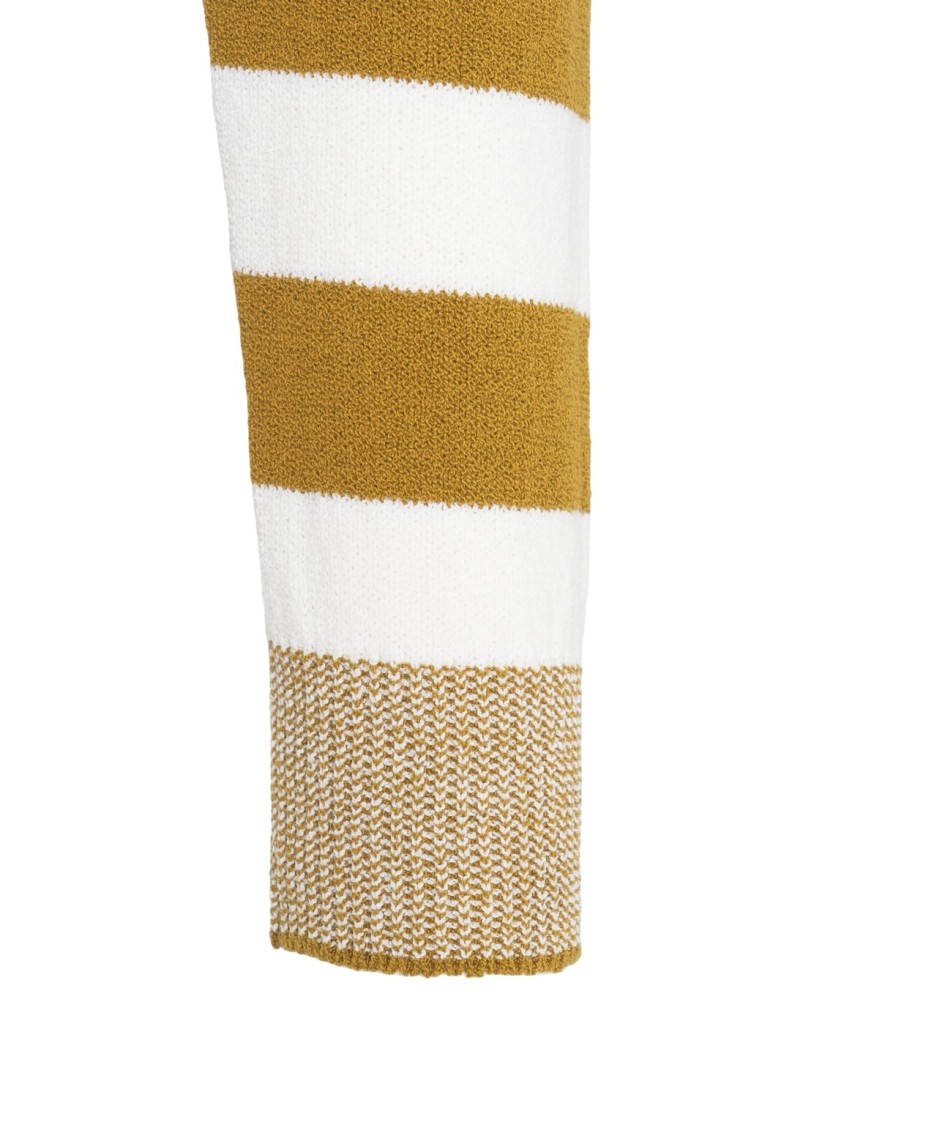 AMARANTO AMARANTO STRIPED KNIT SWEATER 