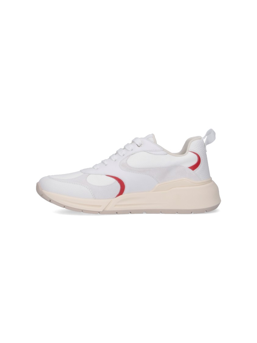 Ferragamo Round Head Lace-up Sneakers