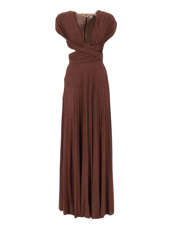 elisabetta franchi  ニットタグ付き(未使用） Elisabetta Franchi polka-dot Maxi Dress | Neutrals | FARFETCH