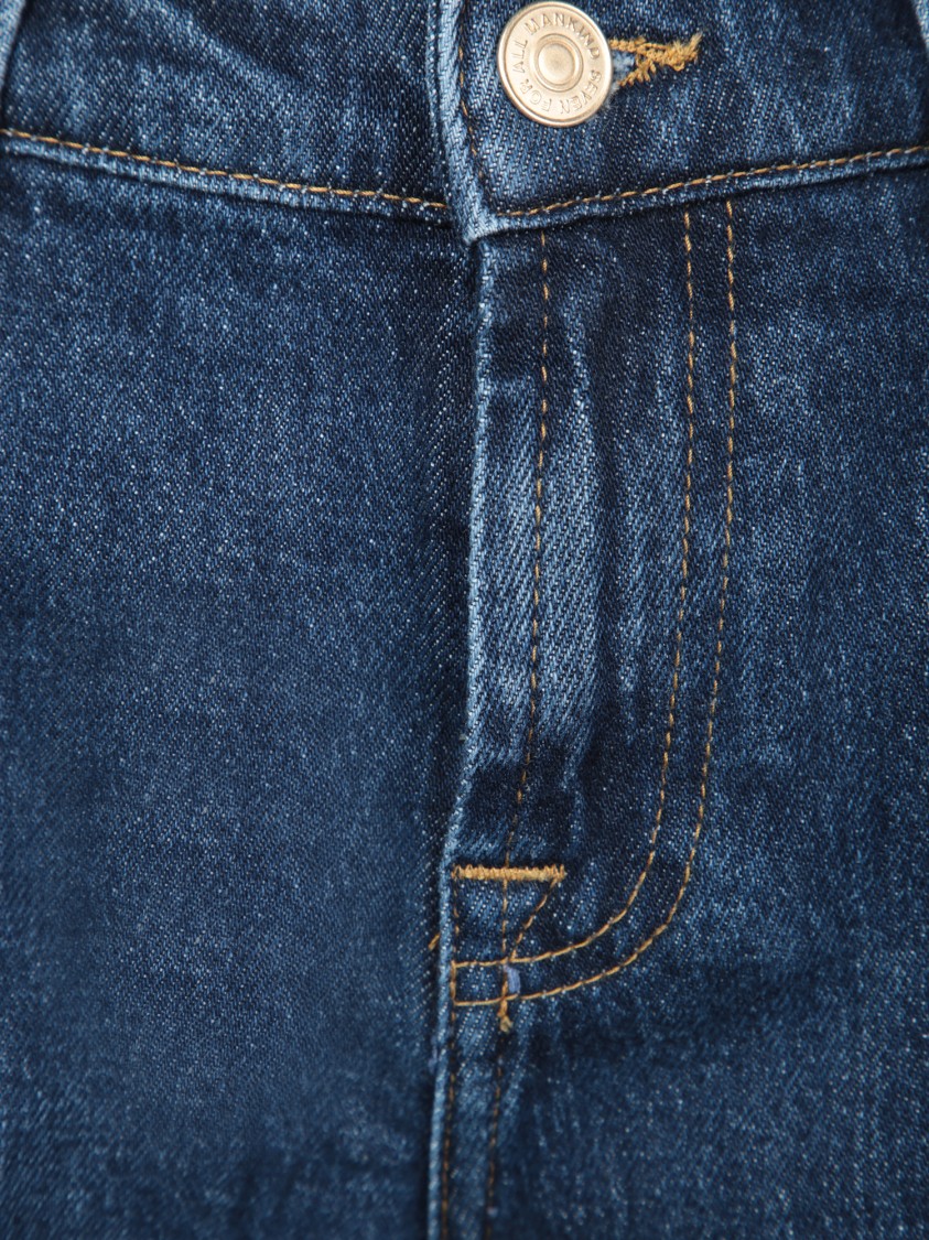 7 For All Mankind Classic Straight-leg Mid-rise Blue Jeans In Green