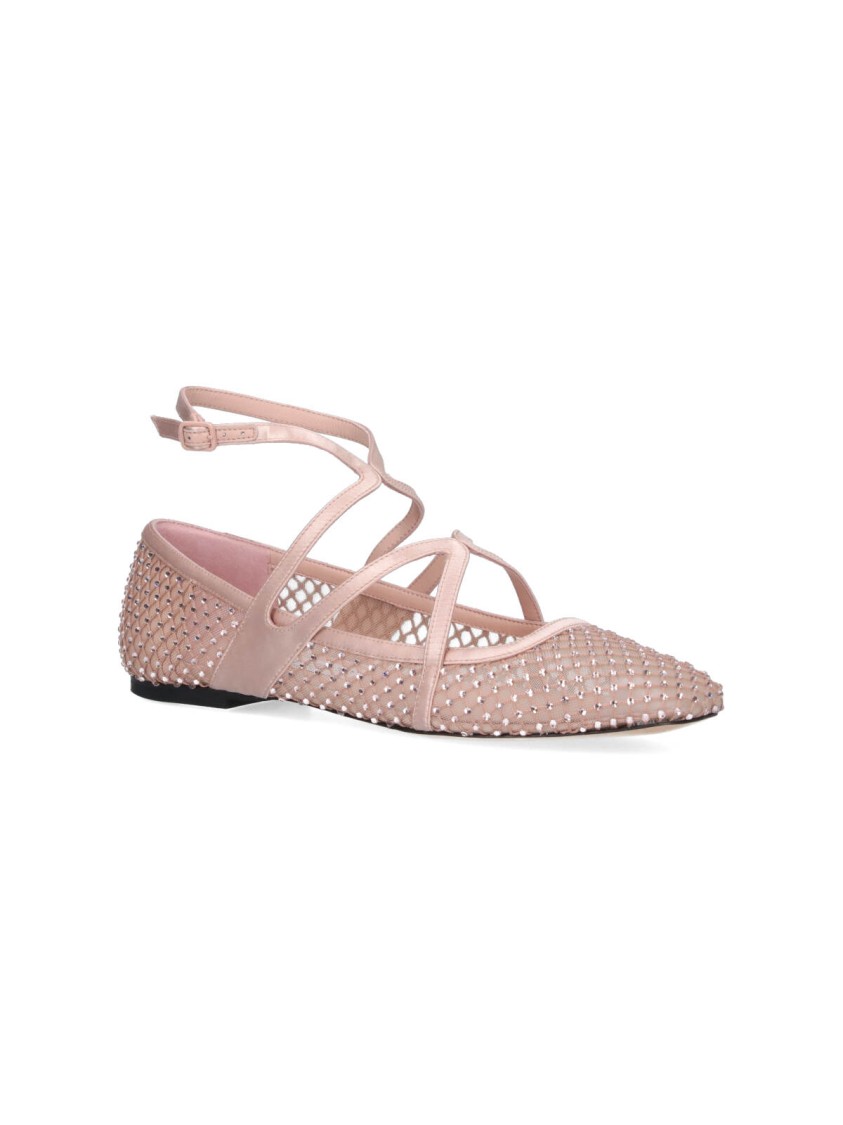 Jimmy Choo Astoria Ballet Fl In Pink