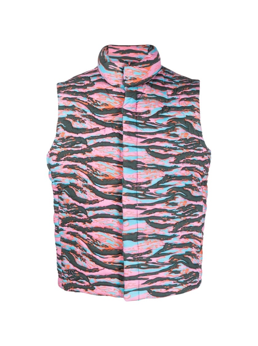 Shop Erl Unisex Printed Qulted Puffer Vest