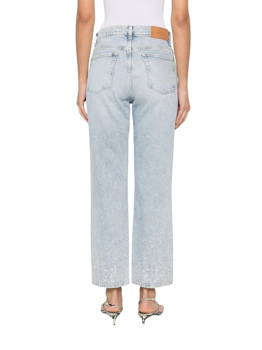 7 FOR ALL MANKIND 7 FOR ALL MANKIND LOGAN STOVEPIPE JUICY WITH FADED CRYSTALS