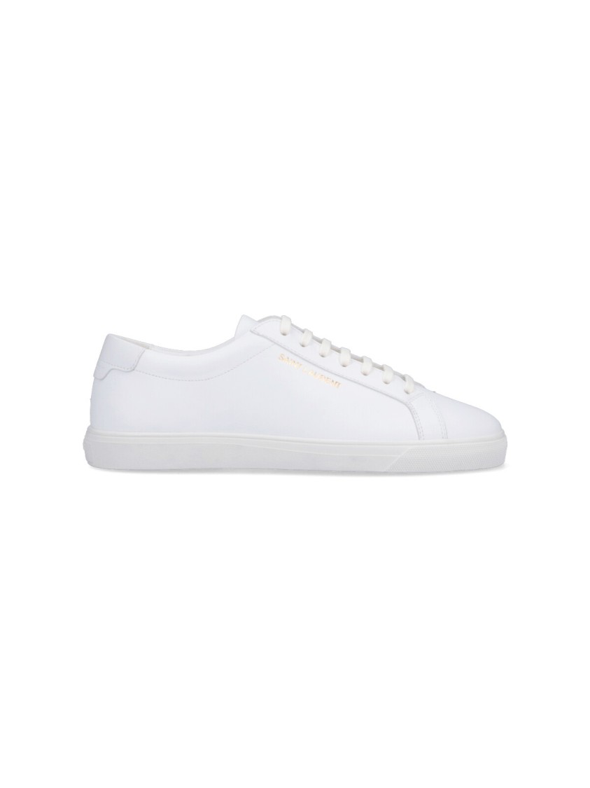 Saint Laurent Sneakers Casual Rubber Sole In White