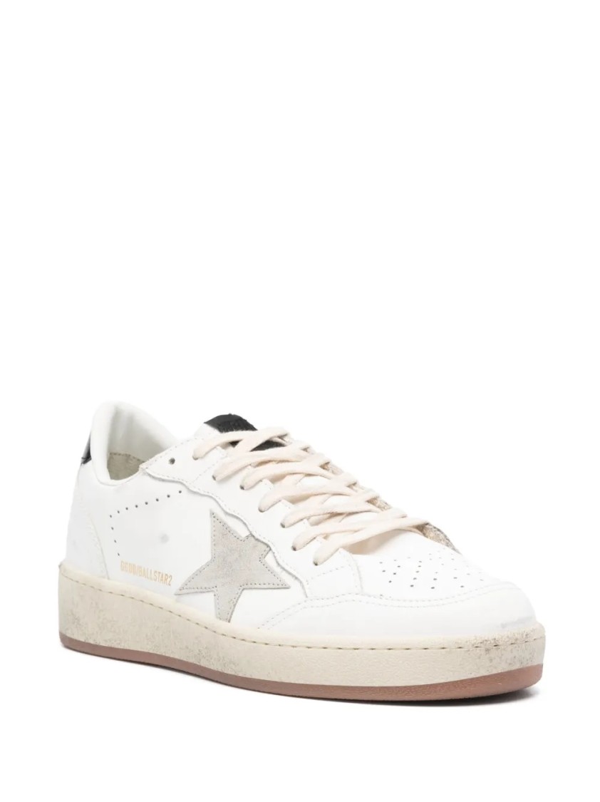 Golden Goose Classic Low-top Sneakers With Perforated Toe In White