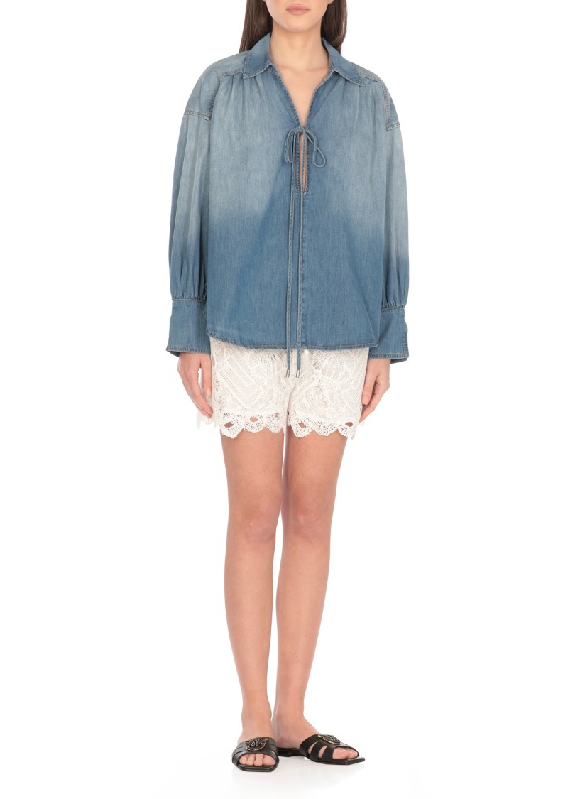 Shop Pinko Blue Calahari Blouse