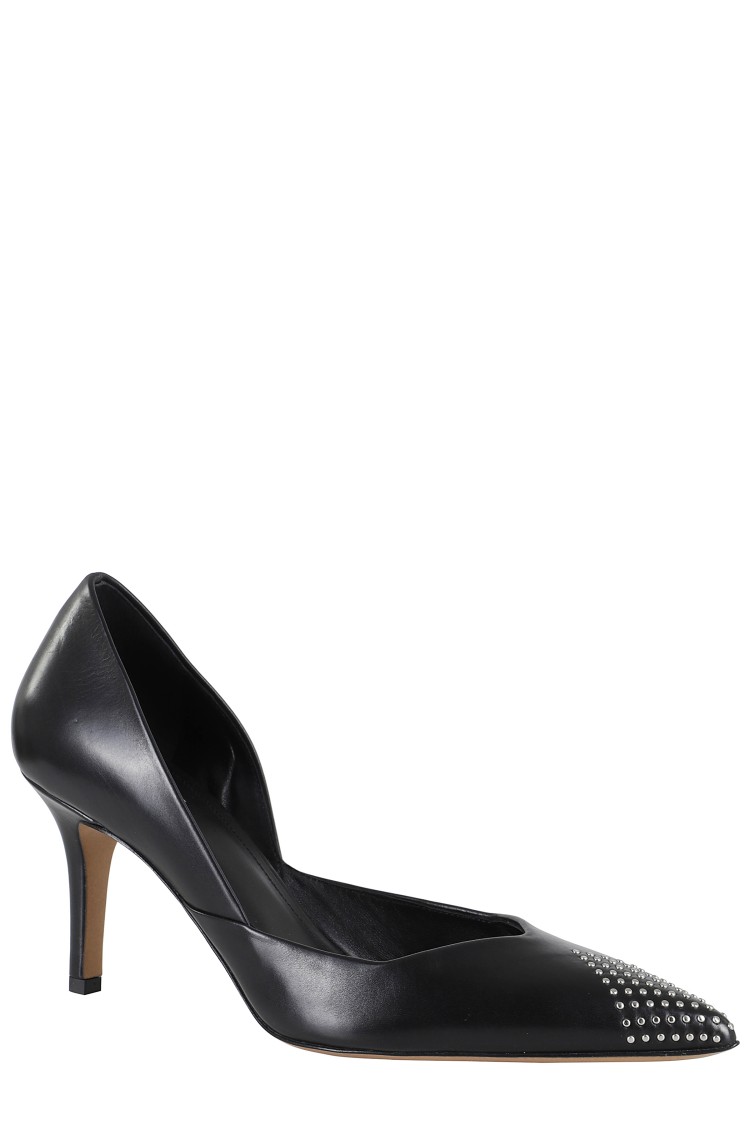 Isabel Marant Sling Back Pumps Studded Detail In Black