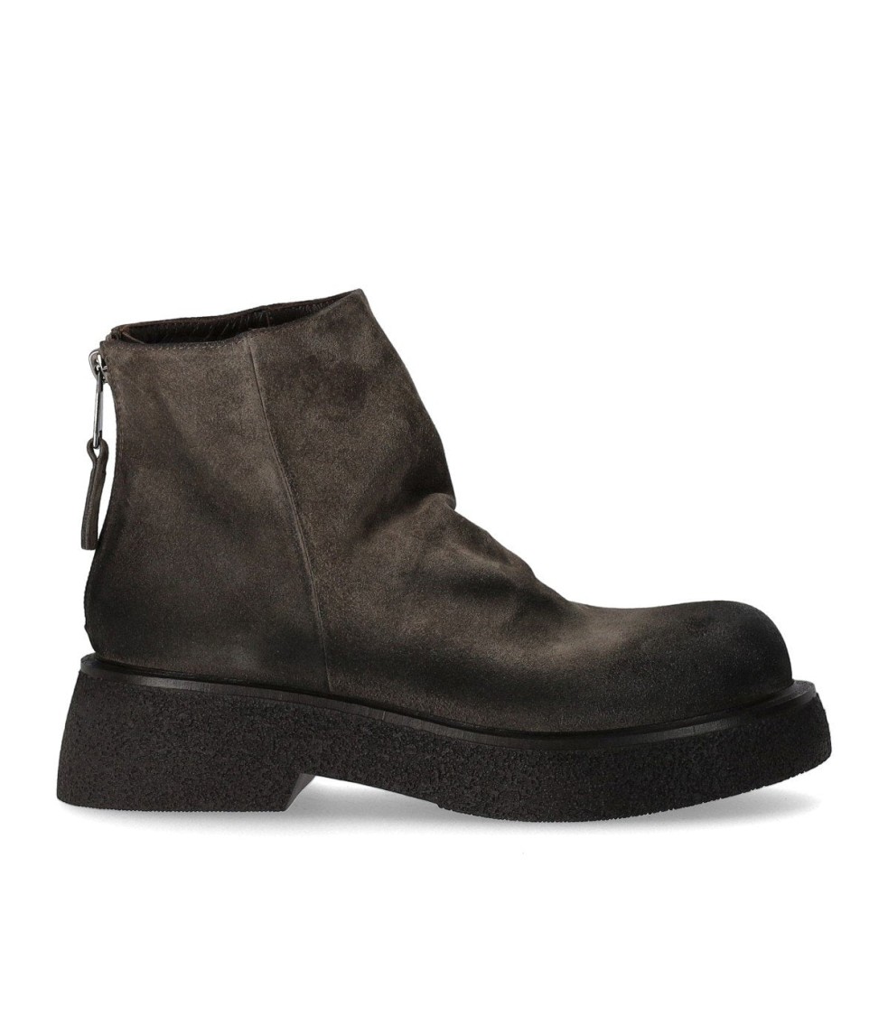 Strategia Sandy Grey Ankle Boot In Gray