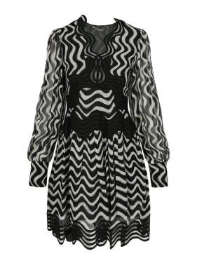 オールインワン・サロペット Stella Mccartney Long Sleeve Silk Dress Stella McCartney Silk Rounded-Sleeve Midi-Dress | Saks Fifth