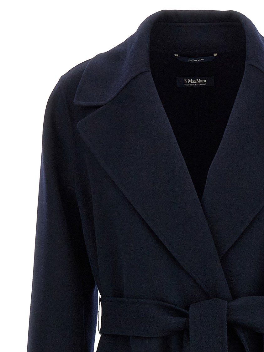 Max Mara Paolore Coats And Trench Coats Blue In Blue